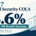 2027 Social Security COLA increase of 3.6 percent for SSDI and SSI benefits